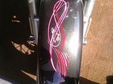 Front fender striping