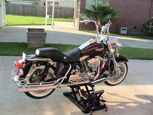 I added some chrome and 12.5" Apes