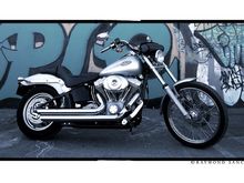 2004 FXSTD Silver, picture by Ray Sanchez ( great photographer / artist ) taken near the 5 &amp; 110 interchange.