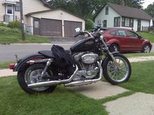 my first harley 2009 xl883 low