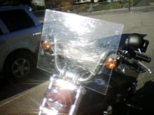temporary redneck windshield  HA!