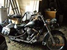 fitting roadking bags, to cold to roll outside for better pics