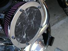 Linoleum cut out cover