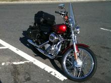 On 91 in MA on my way to Boston. My first 1000 mile RT trip on the red mistress.