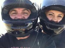 Father/Daughter ride to town north of Sacramento Ca. Very happy.