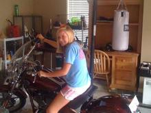 kaitlyn sitting on rocker