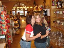 My beautiful wife on the left and her girlfriend on the right.