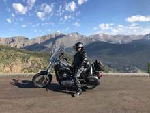 Another rider on a Victory was stopped here so I offered to take his pic and he returned the favor.