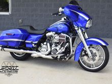 Street Glide with chrome enforcer wheels and discs