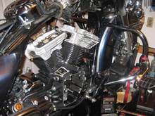 Almost back together - 95" big bore, 10.5:1 forged pistons, performance heads, 211 cams, welded flywheel asm and heavy duty lefty bearing....