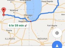 We would try to avoid riding the highway the whole time, so add an hour+ to the ride.