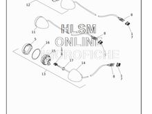 Part number 11....looks like it is a sealed one piece.   172 usd each. Ouch.