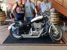 The day Tristen and I picked up my bike.