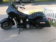Finished picture of the Street Glide the day we got done. 