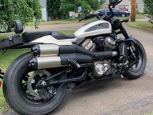 Waiting for Harley to produce radiator guard.