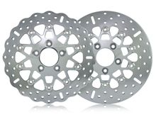 Choose between Contour (left) and conventional (right) brake rotor designs.