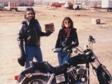 My wife's second Harley - 1983 Super Glide bought new. 
