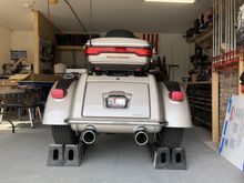 Added a Rear Bumper. Almost took longer to find the wheel ramps then it did to install the bumper.