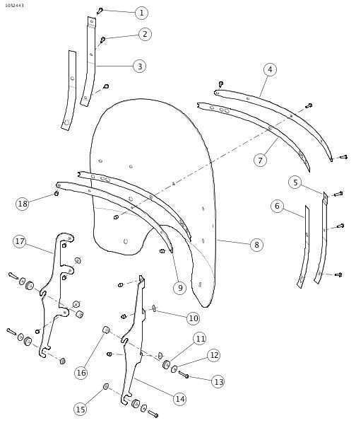 How to secure quick release windshield Page 2 Harley Davidson Forums