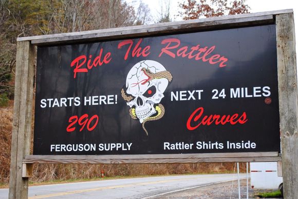 Rode the rattler 209 into Maggie valley