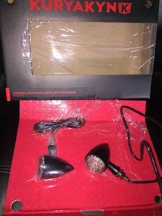 Kuryakyn led run,brake,turn bullets