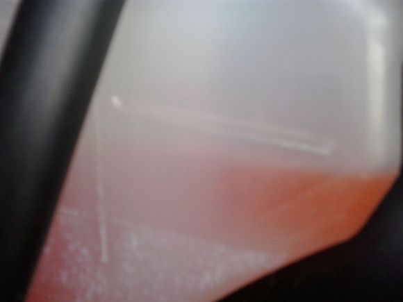 The coolant level has dropped approximately 1/4" in 11,000 miles / 4 months.  This could be due to evaporation.  No leaks found.