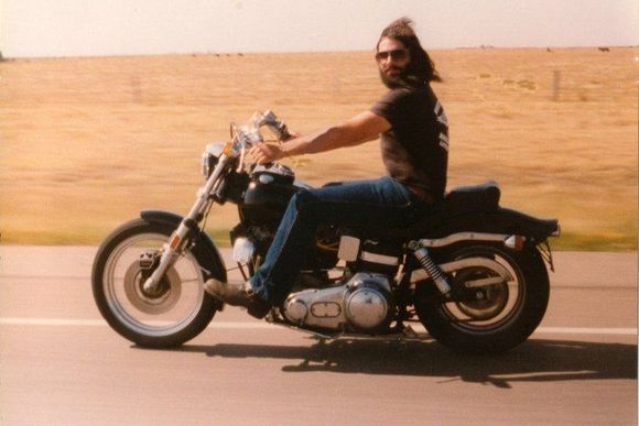 Second Harley - 1976 FX-1200 Super Glide Kick Start only. Bought used in 1983. 