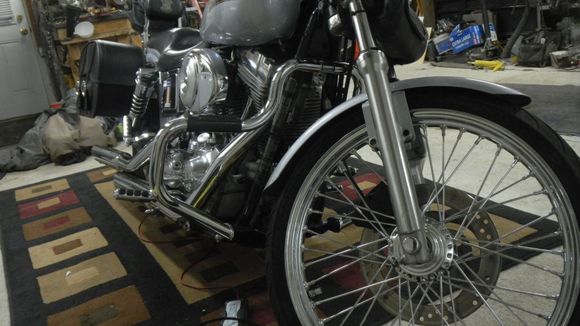 Changed front rim to 21"