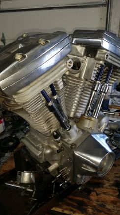 Couldn't get all of the same side of the powder coat but I'm not terribly concerned. Engine is complete and should be a fairly strong runner.