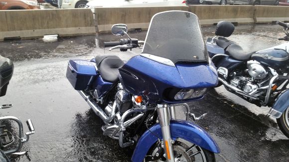 And on the first day out, I had the joy of getting caught in the rain