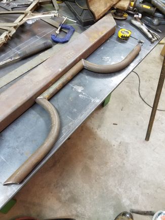 start of making crash bar.