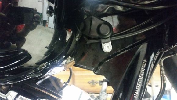 Bracket. Made from wood fence lock. 1.5"