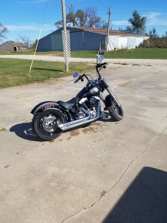 looked good at this point but borderline painful to ride! Needed windshield for the highway