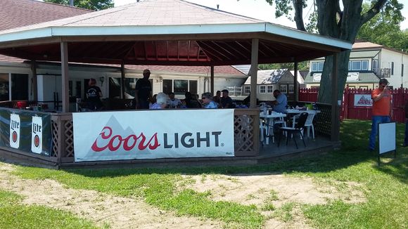 Another bar and restaurant on the island called the San Sousa bar. Located on the middle channel of the island on the St. Clair river. This is also the shipping channel for the Great Lakes freighters.