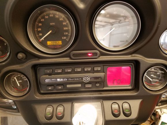 Oh yeah. We've got power! And the power came with some great news: this bike only has 9600 miles on it? This may not be as bad as I thought...