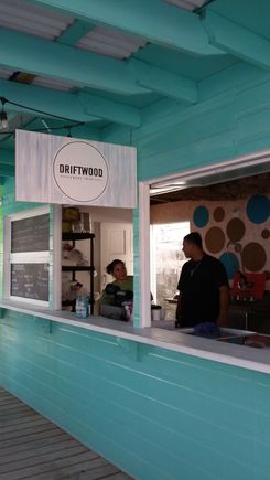 One of the food vendors.