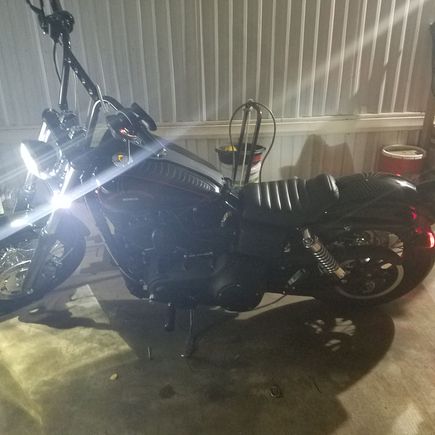 Custom Dynamics running lights shinning. 