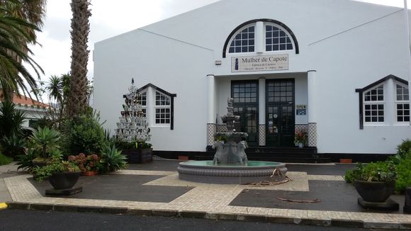 Front entrance to Rum Distillery.