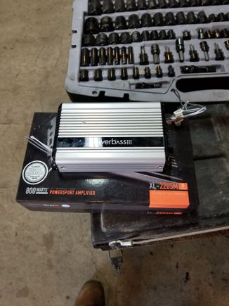 Powerbass 800x2 model xl-2205 75.00