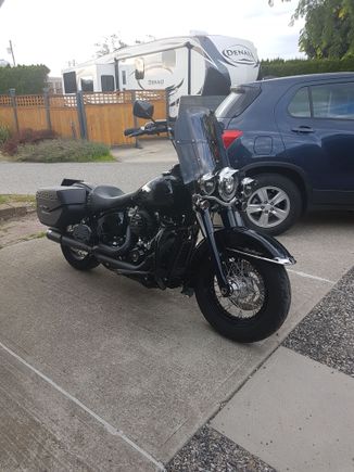 Long ride shields and JES customs fangs.
All good.