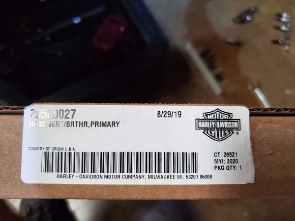 Primary Vent Kit, 26500027 is pn, hard to read on this pic. 