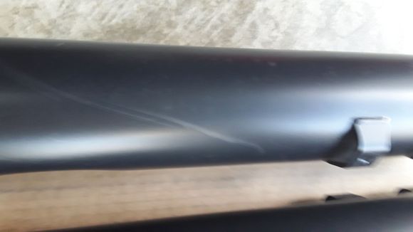 This is a scuff, not a scratch, will polish out.