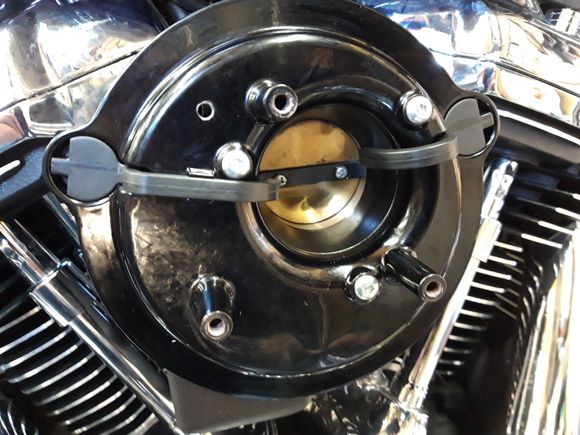 Stock set up (with 1 hole drilled in back plate)