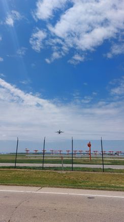 Watched a jet take off in Rockford.