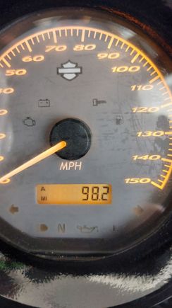 I should have looked at my mileage before pulling into the garage, and made it an even hundred...lol. 
