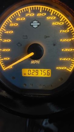 Season ending odometer. 