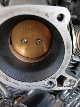 Throttle plat crack for 850 RPM