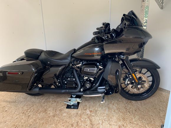 Heated Corbin Solo and a matching passenger pillion.