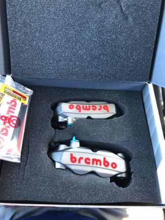 These showed up yesterday! Waiting on brackets from speed merchant. 