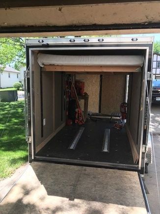 Bed in raised position